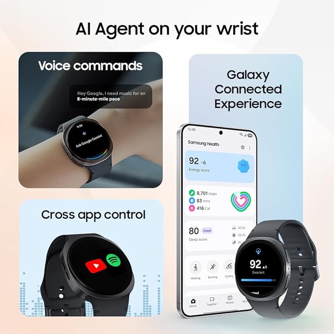 Samsung Galaxy Watch 8 With Samsung Logo | 7 Day Replacement