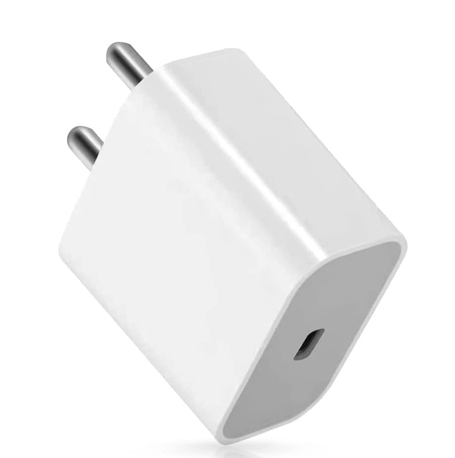 20W USB-C Fast Charger Adapter | Compatible with All USB-C Enabled Devices | White