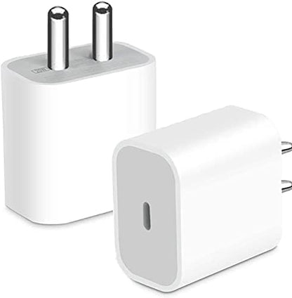 20W USB-C Fast Charger Adapter | Compatible with All USB-C Enabled Devices | White