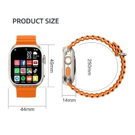 S9 Ultra Cellular Smartwatch – 4GB RAM, 64GB Storage, Dual Camera | Free Extra Strap | Fast Delivery | 7-Day Return