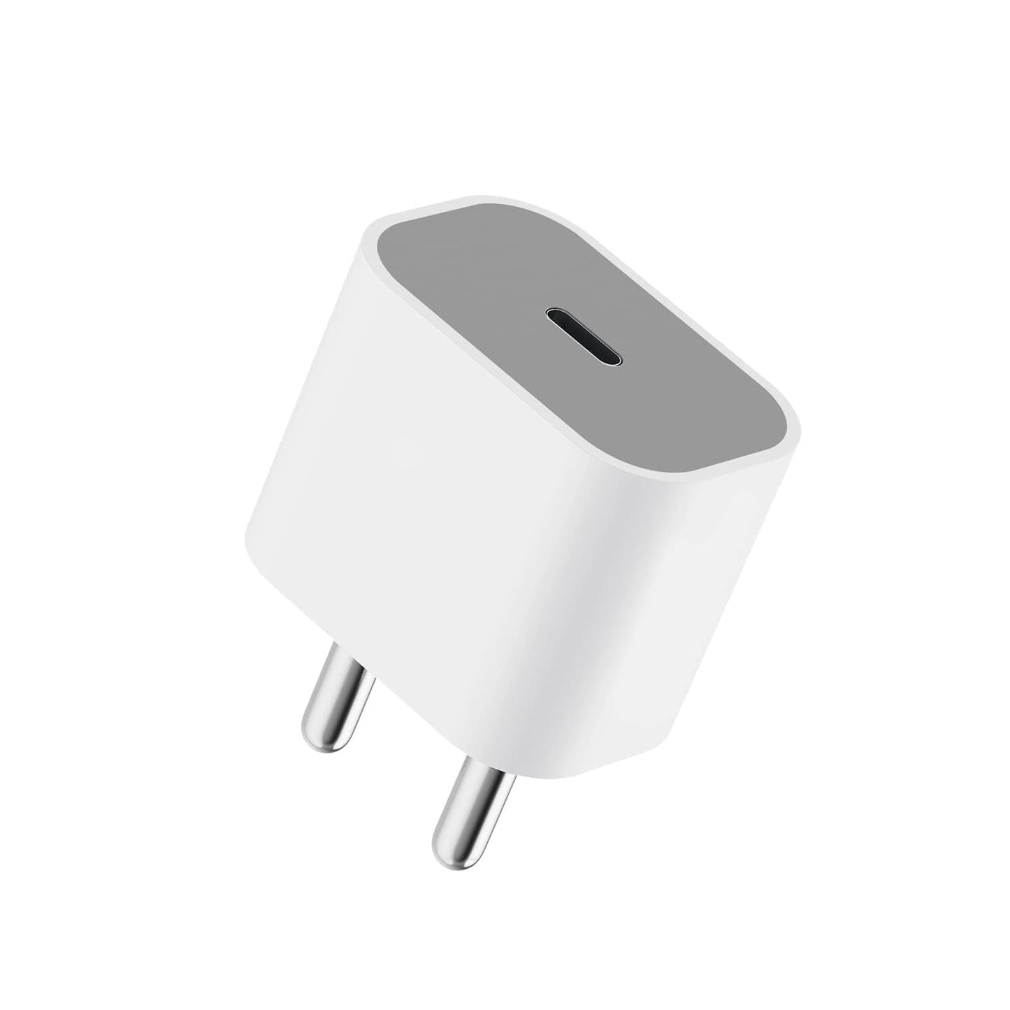 20W USB-C Fast Charger Adapter | Compatible with All USB-C Enabled Devices | White